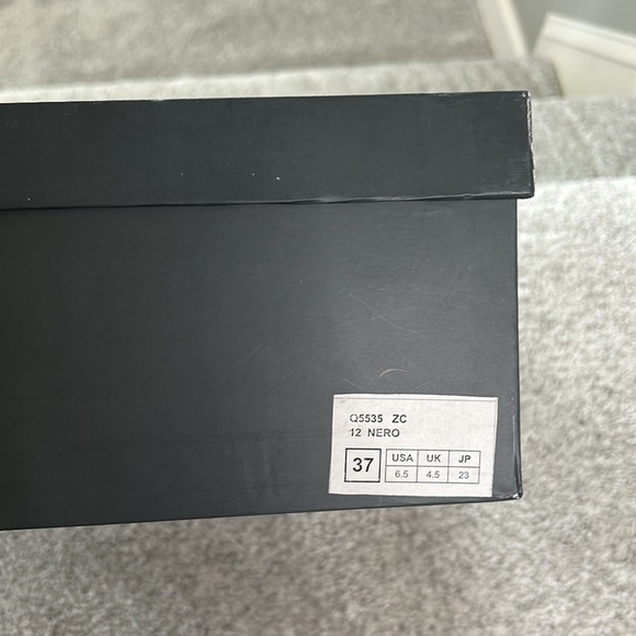 Armani Jeans Black Heeled Boots - Picture 12 of 12